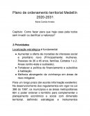 Plano de ordenamento territorial Medellín 2020-2031
