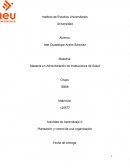 Maestria en Administración de Instituciones de Salud