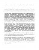 Análisis y comentario sobre el pensamiento crítico desde la perspectiva de los docentes universitarios