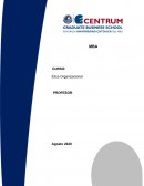 Ética Organizacional