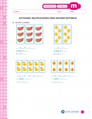 Actividades: multiplicaciones como adiciones reiteradas