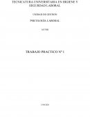 PSICOLOGIA LABORAL EN HIGIENE Y SEGURIDAD EN EL TRABAJO