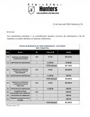 Propuesta económica fumigación