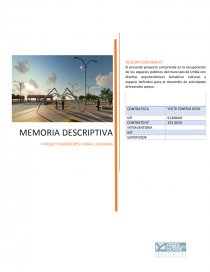 MEMORIA ARQUITECTONICA. Página 1