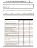 Formato Encuesta Rol : Coordinador Comercial