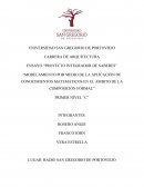 Modelamiento por medio de la aplicación de conocimientos matemáticos en el ámbito de la composición formal