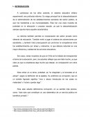 Corrupción en la educación