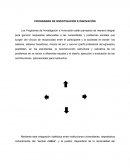 PROGRAMAS DE INVESTIGACIÓN E INNOVACIÓN