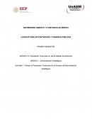 Planeación Financiera en las Entidades Económicas