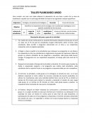 Taller planeando ando