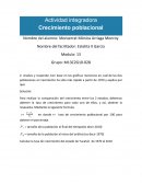 Actividad integradora Crecimiento poblacional