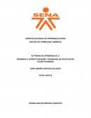 EVIDENCIA 5. ESTRUCTURACIÓN Y DEFINICIÓN DE POLÍTICAS DE TALENTO HUMANO