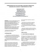 Implementación de una red de datos corporativa multiservicio, propuesta de la solución e implementación en físico