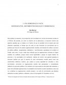 UNA DEMOCRACIA VACÍA. SOCIEDAD CIVIL, MOVIMIENTOS SOCIALES Y DEMOCRACIA