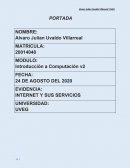 EVIDENCIA: INTERNET Y SUS SERVICIOS