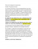 Notas de investigacion de operaciones Unidad 1 Programación lineal