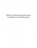 Resolución/Transformación de conflictos en el ámbito escolar