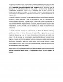 La historia del Ecuador