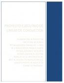 Proyecto ejecutivo de líneas de conducción