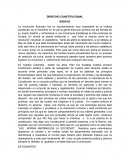 Ensayo derecho constitucional