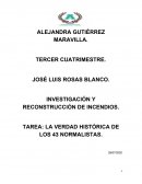LA VERDAD HISTÓRICA DE LOS 43 NORMALISTAS