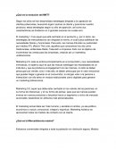 ¿Qué es la evolución del MKT?