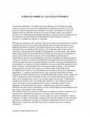 Debate sobre el calculo económico