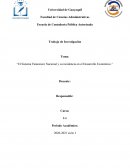 El Sistema Financiero Nacional y su incidencia en el Desarrollo Económico