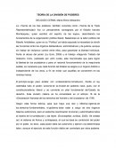 TEORÍA DE LA SEPARACIÓN DE PODERES