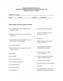 EXAMEN DE DIAGNOSTICO INICIAL DEL CICLO ESCOLAR 2020 - 2021