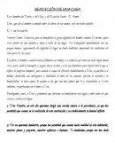 Bendición de una casa