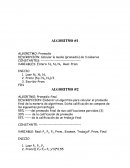 Ejemplos de algoritmos