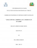 APLICACIÓN DE LA ROBÒTICA EN LA MEDICINA EN ECUADOR