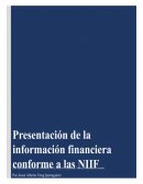 LA IMPORTANCIA DE PRESENTAR LA INFORMACIÓN FINANCIERA CONFORME A NIIF
