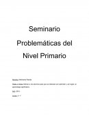 Seminario Problemáticas del Nivel Primario. Motivar a los alumnos para que se interesen por aprender y así lograr un aprendizaje significativo