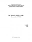 Plan Nacional De Ciencia, Tecnología E Innovación 2005-2030