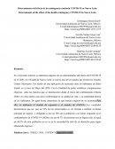 Determinantes del efecto de la contingencia sanitaria COVID-19 en Nuevo León