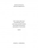 GESTIÓN DE PROYECTOS ASISTENCIA ADMINISTRATIVA