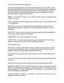 CONCEPTOS BASICOS DE SEGUROS