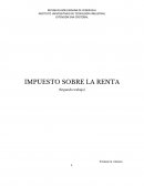 IMPUESTO SOBRE LA RENTA
