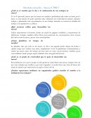 Actividades sobre el sentido y uso de los trabajos en clases