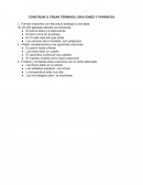 CONSTRUIR O CREAR TÉRMINOS, ORACIONES Y PÁRRAFOS