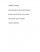 SOCIOLIGÍA DE LA EDUCACIÓN