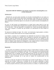 Cines en Tabasco. Página 1