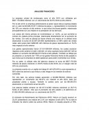 Analisis financiero de empresa perteneciente al sector salud