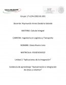 Evidencia de aprendizaje “Aproximación e integración de áreas y volumen”