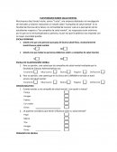 Cuestionario sobre Salud Mental