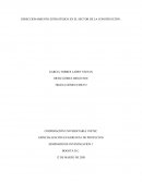 DIRECCIONAMIENTO ESTRATÉGICO EN EL SECTOR DE LA CONSTRUCCIÓN