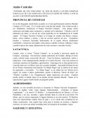 Andes Centrales guion