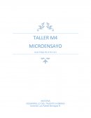 TALLER M4 MICROENSAYO